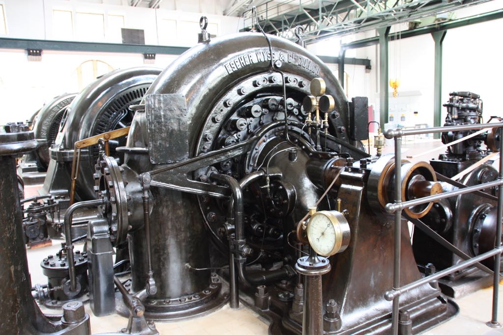 … the old turbines …