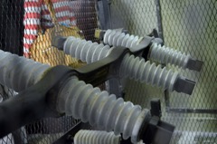 The insulators were made …