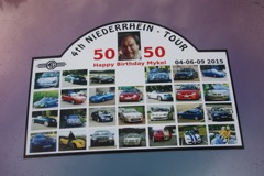 A very special rallye plaque