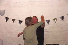 Dancing at a party