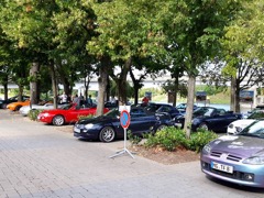 … the cars right there in the …