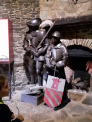 … with old armour …