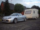 Klaus and his very special setup for the weekend